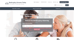 Desktop Screenshot of bankruptcyanswerstoday.com