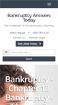 Mobile Screenshot of bankruptcyanswerstoday.com